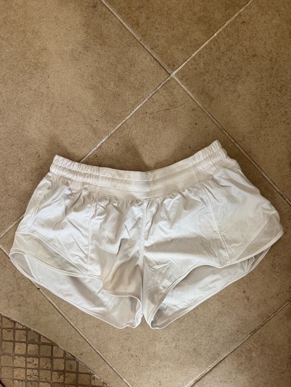 Lululemon athletica -White Athletic Shorts